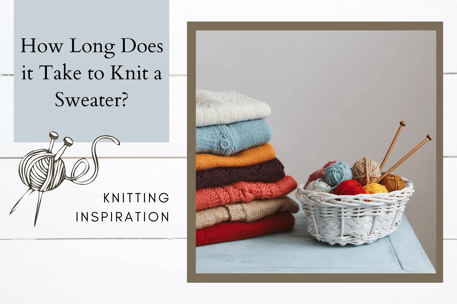 How Long Does it Take to Knit a Sweater Mary Maxim